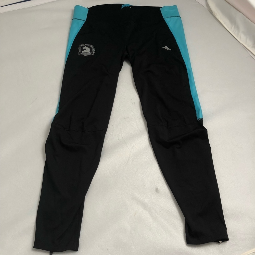 Adidas Supernova black and teal leggings